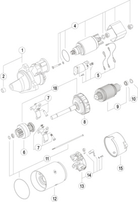 MAHLE Önindító MS486_MAHLE