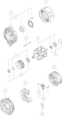 MAHLE MG594_MAHLE Generátor