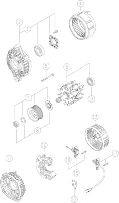 MAHLE Generátor MG32_MAHLE