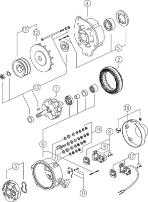 MAHLE Generátor MG302_MAHLE