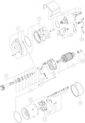 MAHLE Önindító MS426_MAHLE