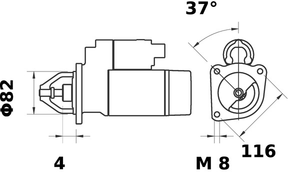 MAHLE Önindító MS453_MAHLE