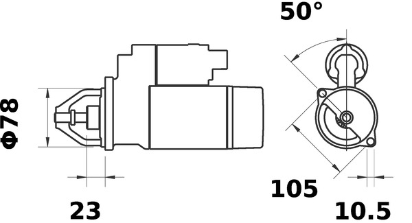 MAHLE Önindító MS431_MAHLE