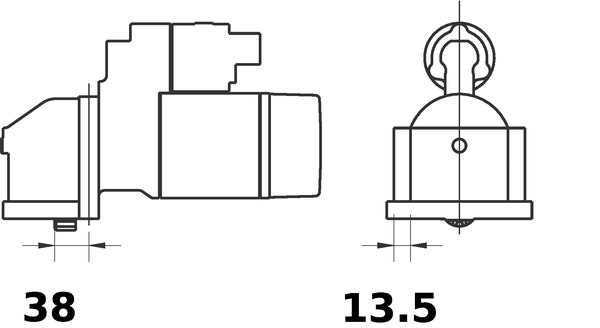 MAHLE Önindító MS422_MAHLE