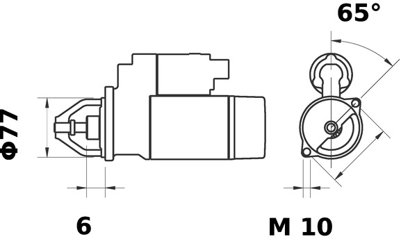 MAHLE Önindító MS233_MAHLE