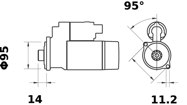 MAHLE Önindító MS215_MAHLE