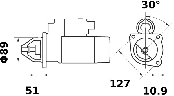 MAHLE Önindító MS191_MAHLE