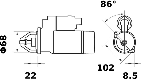 MAHLE Önindító MS120_MAHLE