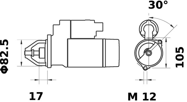 MAHLE Önindító MS82_MAHLE