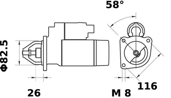 MAHLE Önindító MS11_MAHLE