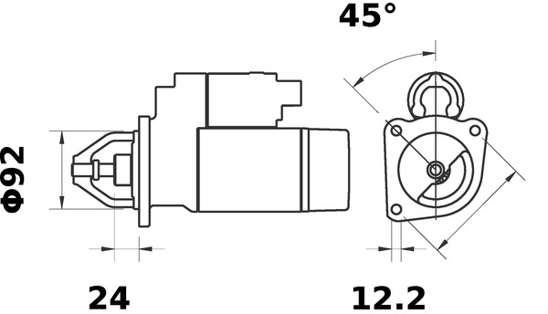 MAHLE Önindító MS12_MAHLE