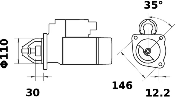 MAHLE Önindító MS13_MAHLE