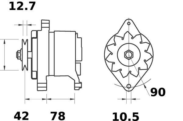 MAHLE Generátor MG588_MAHLE