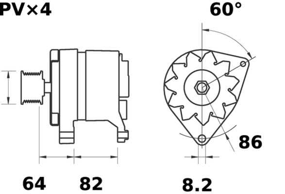 MAHLE Generátor MG507_MAHLE