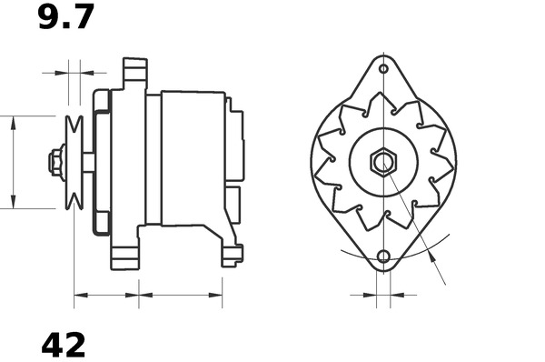 MAHLE Generátor MG491_MAHLE