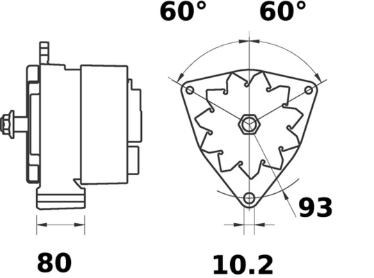 MAHLE Generátor MG493_MAHLE