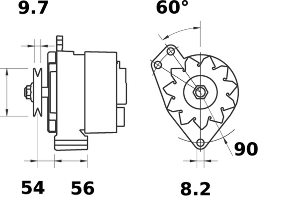 MAHLE Generátor MG457_MAHLE