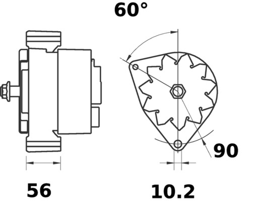 MAHLE Generátor MG458_MAHLE