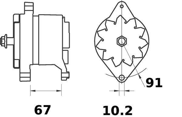 MAHLE Generátor MG184_MAHLE