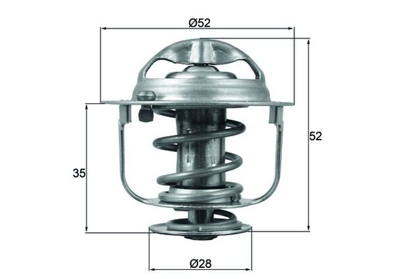 MAHLE Termosztát TX16588D_MAHLE