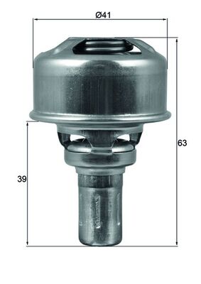 MAHLE Termosztát TX17486_MAHLE