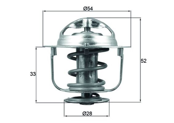 MAHLE Termosztát TX17682D_MAHLE