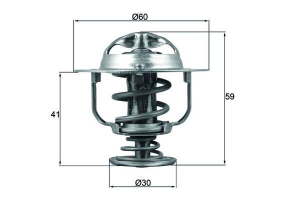 MAHLE Termosztát TX17782D_MAHLE