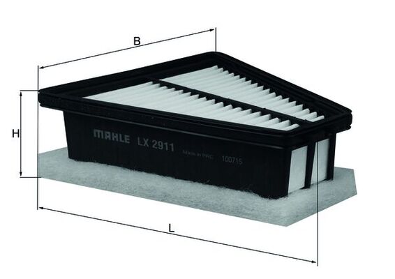 MAHLE Levegőszűrő LX2911_MAHLE