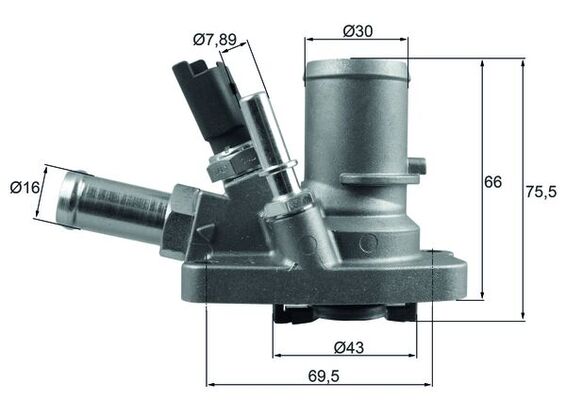 MAHLE Termosztát TI25880_MAHLE