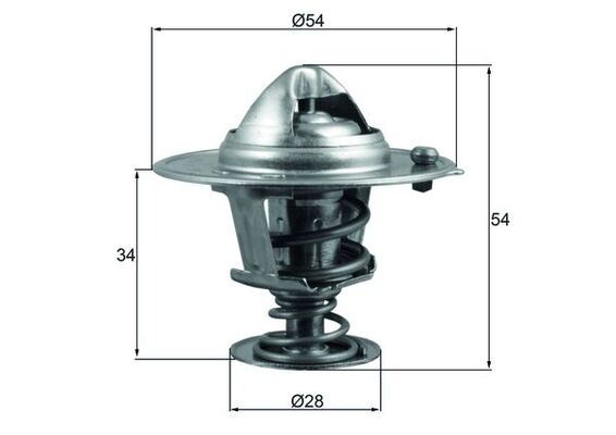 MAHLE Termosztát TX20688D_MAHLE