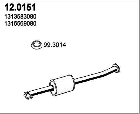 ASSO Katalizátor 12.0151_ASSO