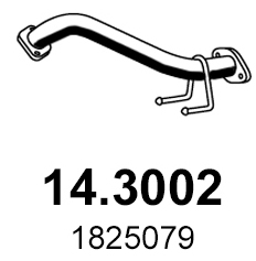 ASSO Kipufogócső 14.3002_ASSO