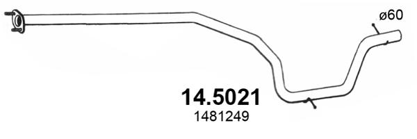 ASSO Kipufogócső 14.5021_ASSO