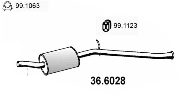 ASSO Kipufogódob, középső 36.6028_ASSO