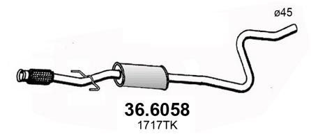 ASSO Kipufogódob, középső 36.6058_ASSO