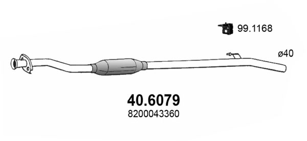 ASSO Kipufogódob, középső 40.6079_ASSO