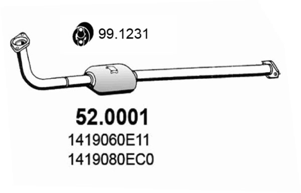 ASSO Katalizátor 52.0001_ASSO