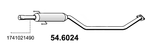 ASSO Kipufogódob, középső 54.6024_ASSO