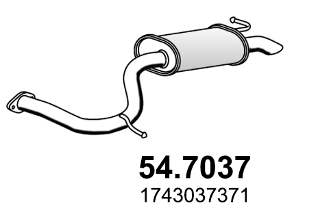 ASSO Kipufogódob, hátsó 54.7037_ASSO