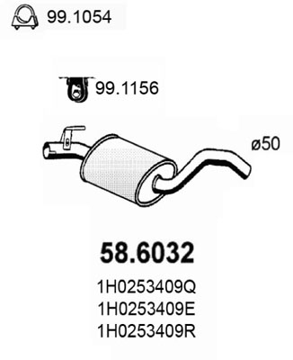 ASSO Kipufogódob, középső 58.6032_ASSO