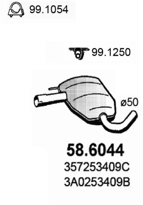 ASSO Kipufogódob, középső 58.6044_ASSO