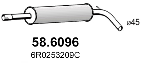 ASSO Kipufogódob, középső 58.6096_ASSO