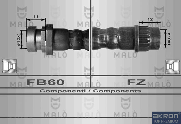 MALO Gumifékcső 80010_MAL