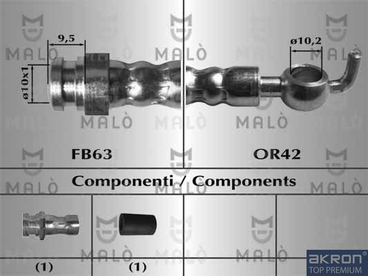 MALO Gumifékcső 80039_MAL