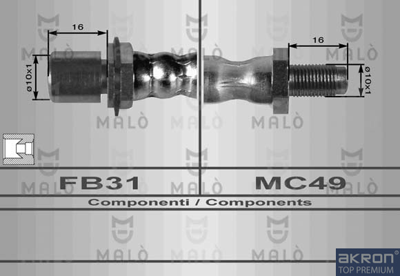 MALO Gumifékcső 80147_MAL