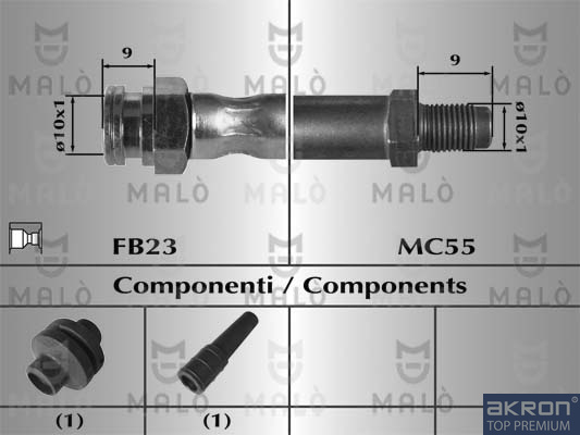 MALO Gumifékcső 80284_MAL