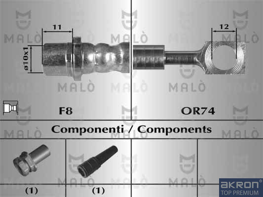 MALO Gumifékcső 80340_MAL
