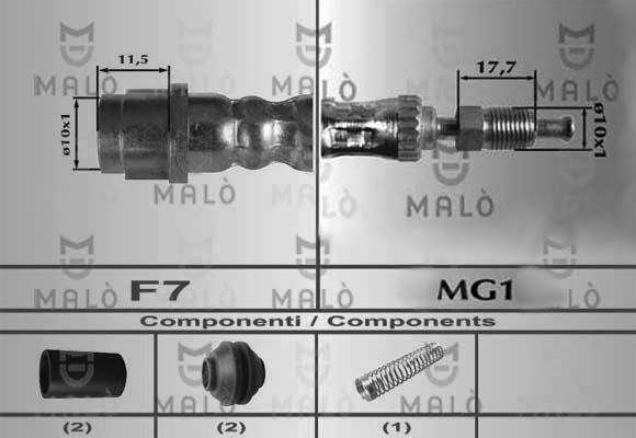 MALO Gumifékcső 80544_MAL