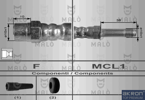 MALO Gumifékcső 8929_MAL