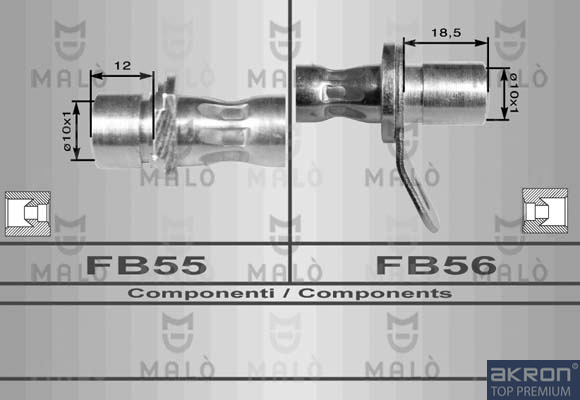 MALO Gumifékcső 8955_MAL